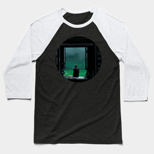 Andrei Tarkovsky's Stalker Illustration Baseball T-Shirt by burrotees